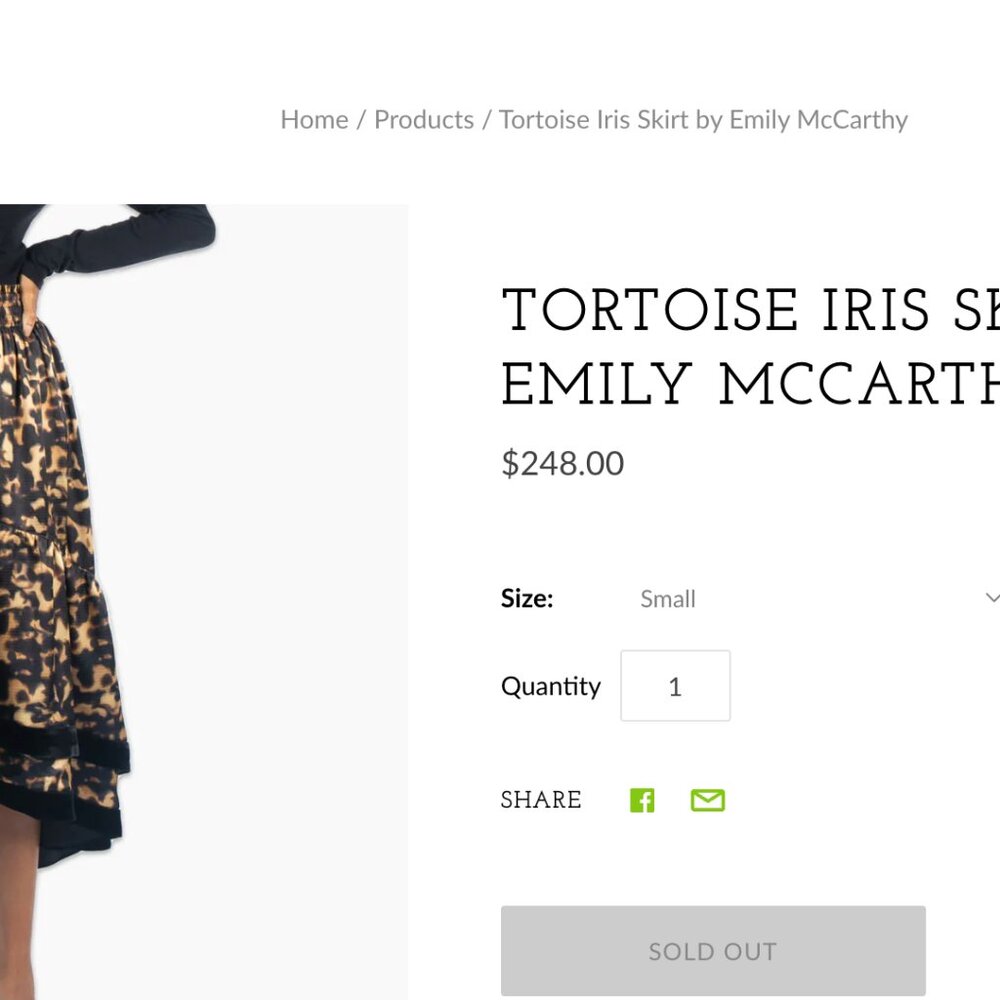 Combo Listing: Tortoise print skirt & Ted Bakker black top - Picture 2 of 16